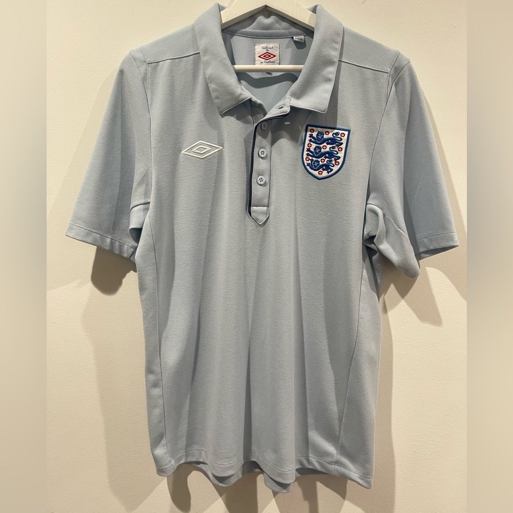 Vintage England FC Umbro Polo Men's Medium